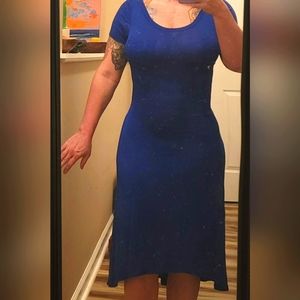 High Low Blue Tshirt Dress NWOT